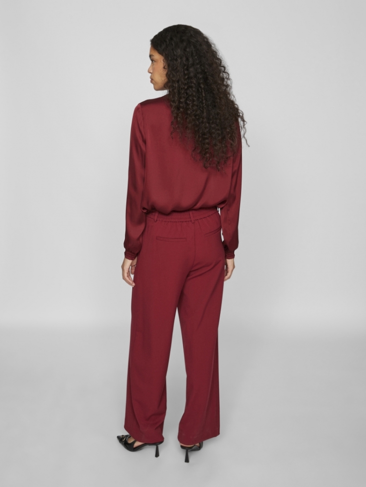 VIVARONE HW WIDE PANT - NOOS 202711 Cabernet