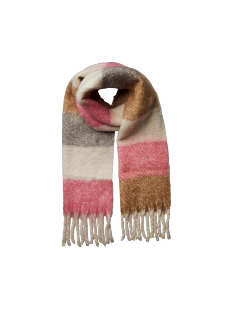 PCSOMMER LONG SCARF BC 188933 Hot Pink
