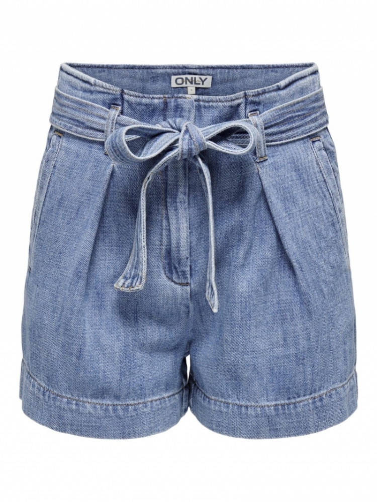 ONLJENNA HW BELTED DNM SHORT Q 177934 Light Bl