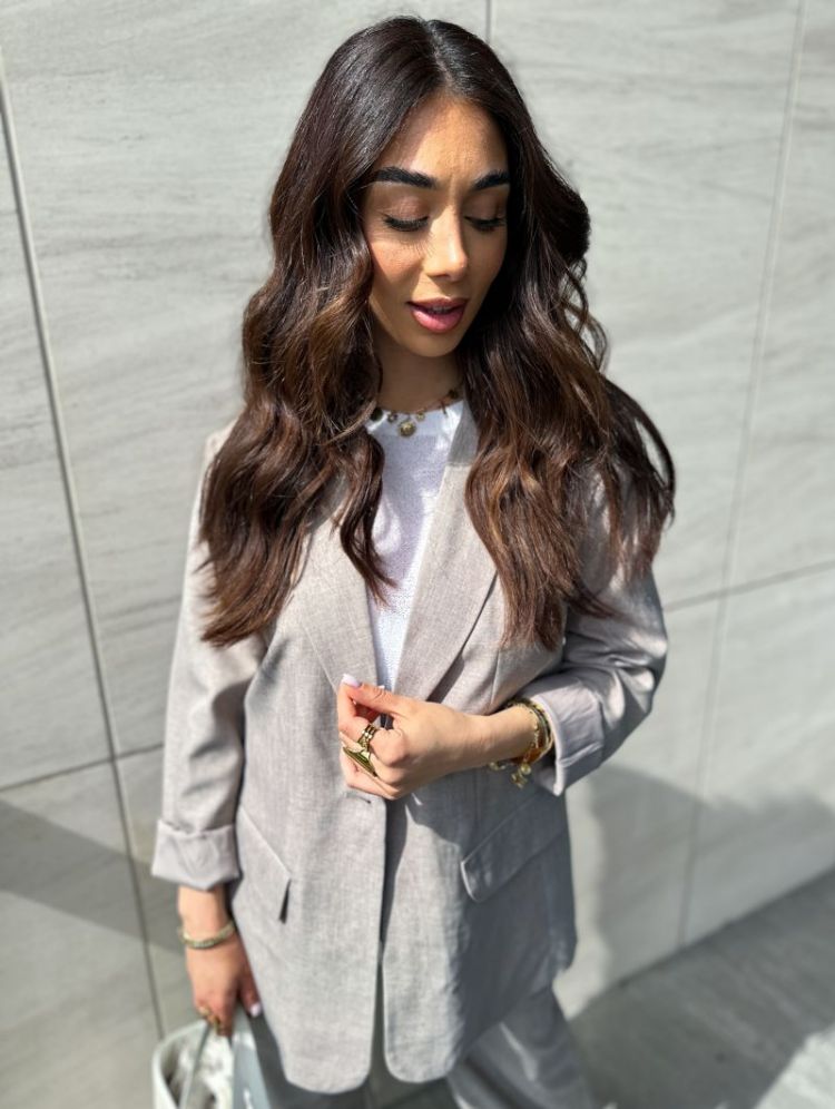 ONLLINDA LS BOYFR MEL BLAZER T 187259001 Fungi