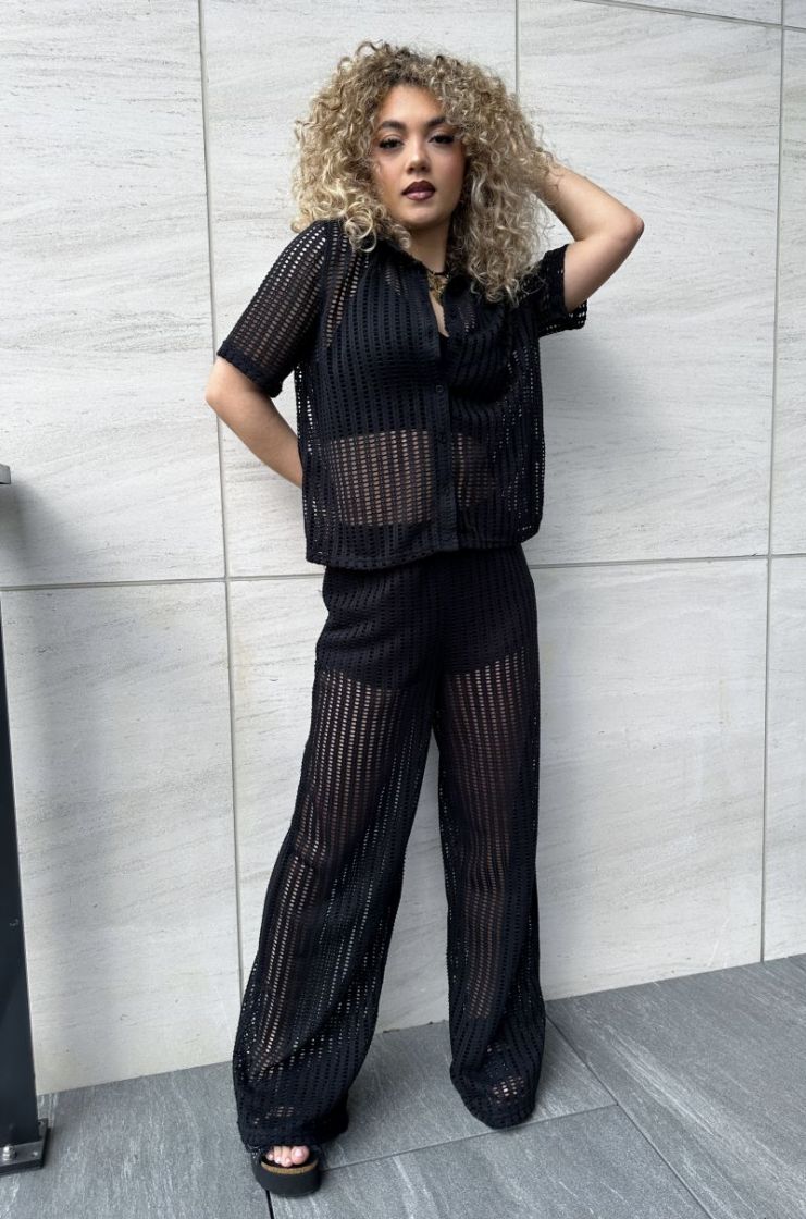 ONLFREYA STRAIGHT PANT JRS 177911 Black