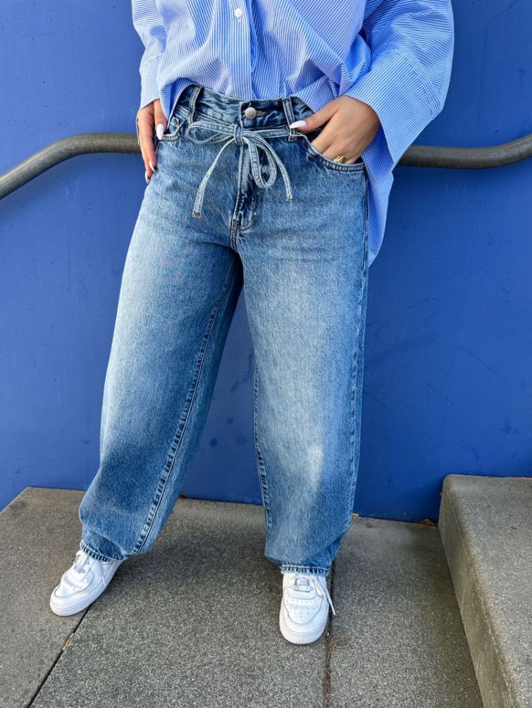 ONLGIANNA MW STRAIGHT DNM DOT5 179695 Medium B
