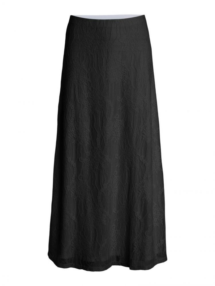 VIFEMMA HW LACE ANKLE SKIRT 295042 Black Be