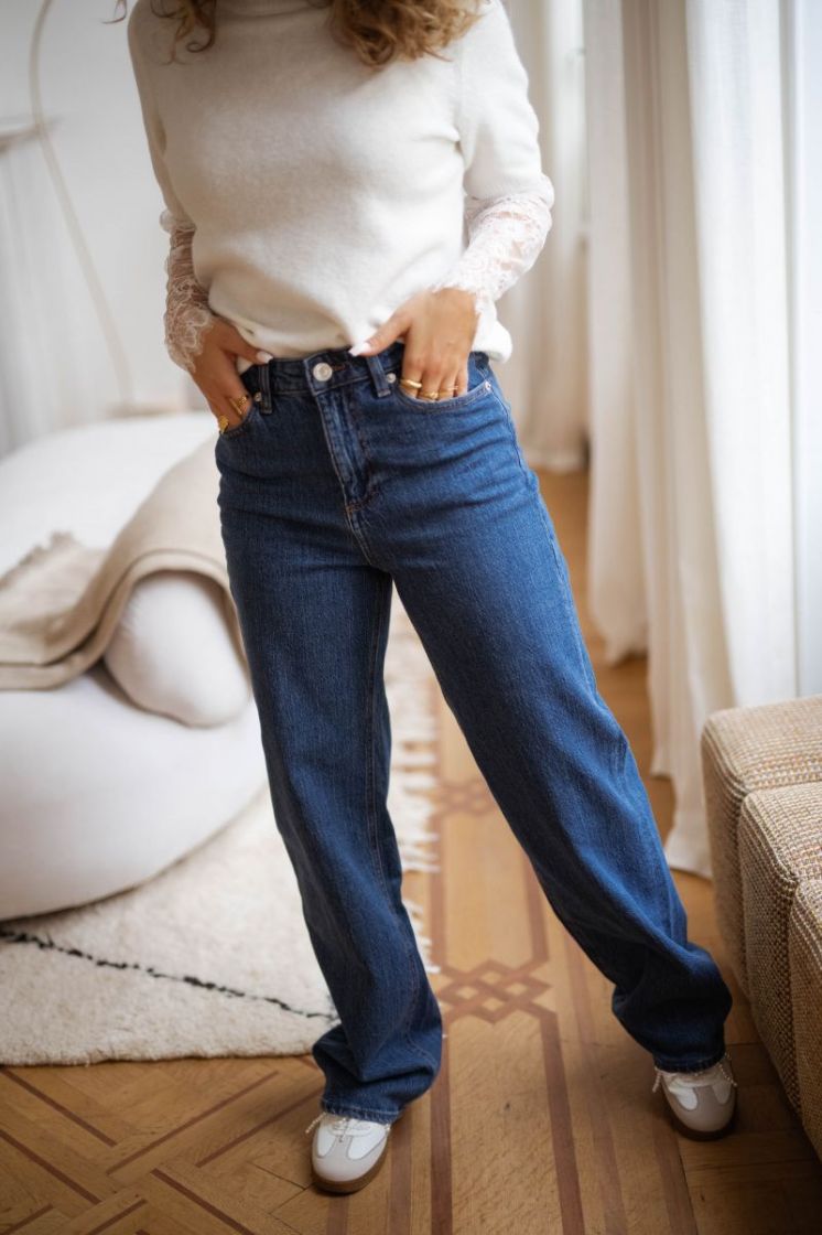 VMTESSA HR WIDE JEANS RA360 GA 178001 Medium B