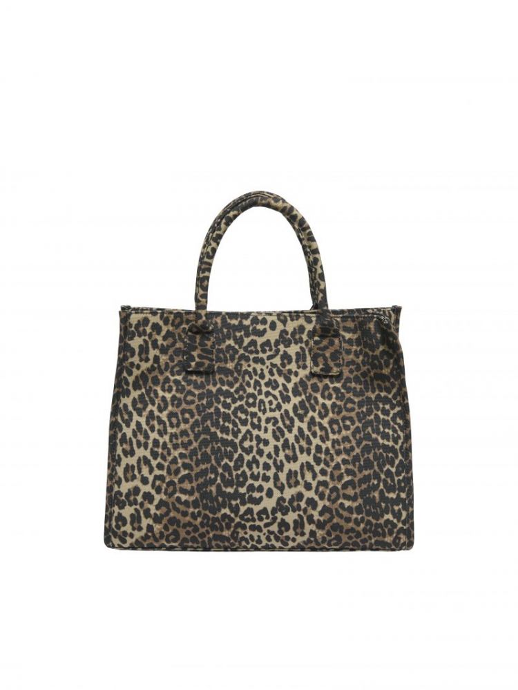 ONLDIANA ANIMAL CANVAS SHOPPER 227035001 Toast