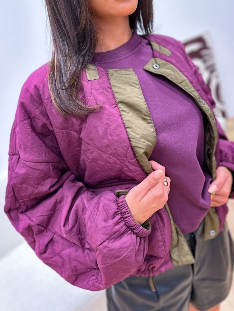 ONLKATE REV QUILT JACKET CC OT 294415001 Mauve