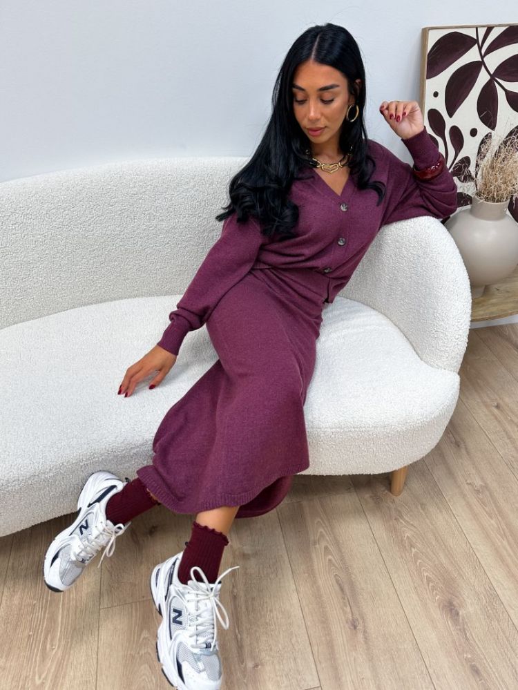 VIRIL ANKLE KNIT SKIRT - NOOS 198186001 Fig/D