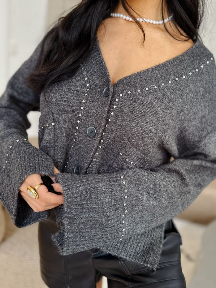 ONLELSIE LS STUDS CARDIGAN CC  179075001 Mediu