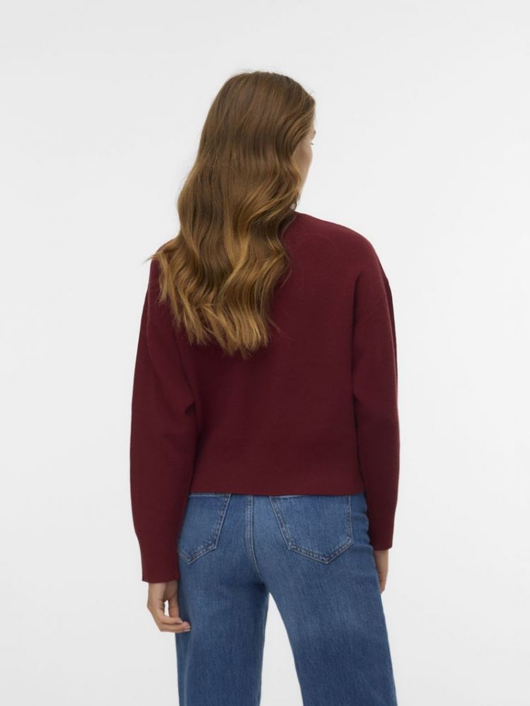 VMGOLD ART LS O-NECK PULLOVER 198929 Syrah