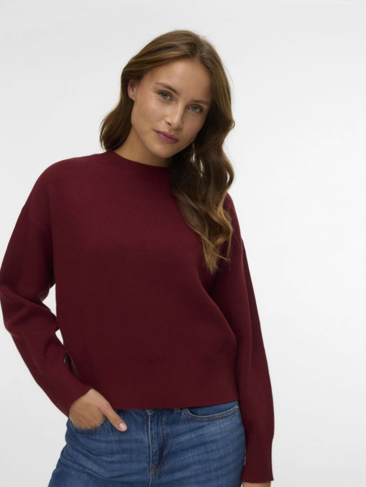 VMGOLD ART LS O-NECK PULLOVER 198929 Syrah