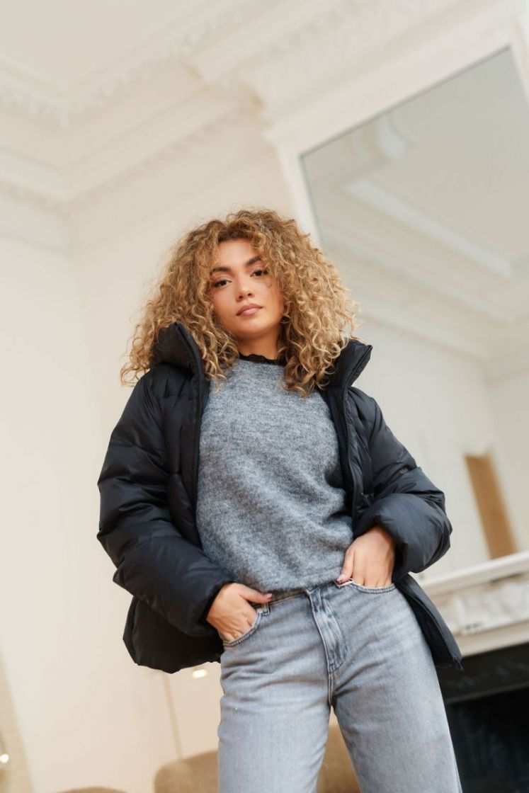 YASPOPPEL DOWN BLEND JACKET S. 190939 Black