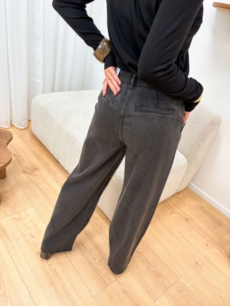VIDIANA HW WIDE JEANS BLACK KI 232175 Black De
