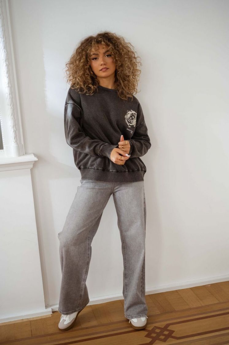 PCSILKE MW WIDE JEANS MG NOOS  233515 Medium G