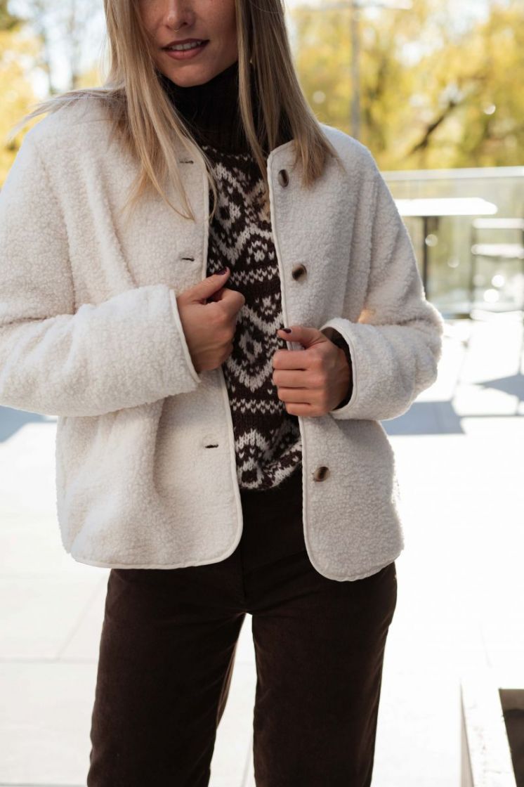 VIADA TEDDY JACKET 177853 Birch