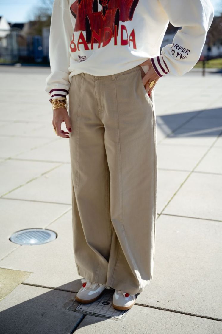 VMMARLEY MW SUPER WIDE PANT 192623 Silver M