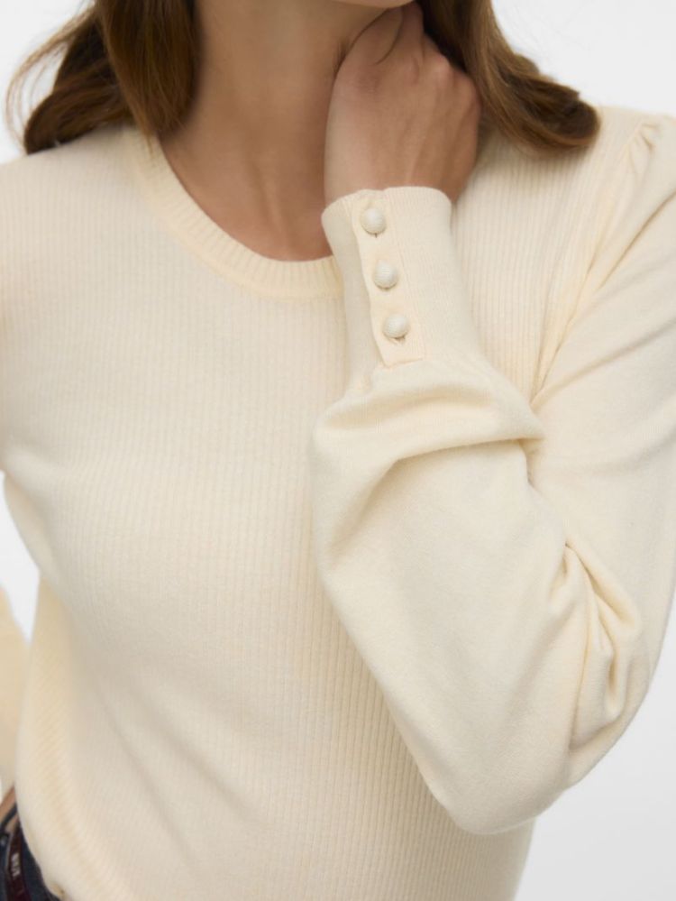 VMNEW HOLLY LS O-NECK PULLOVER 222913 Birch