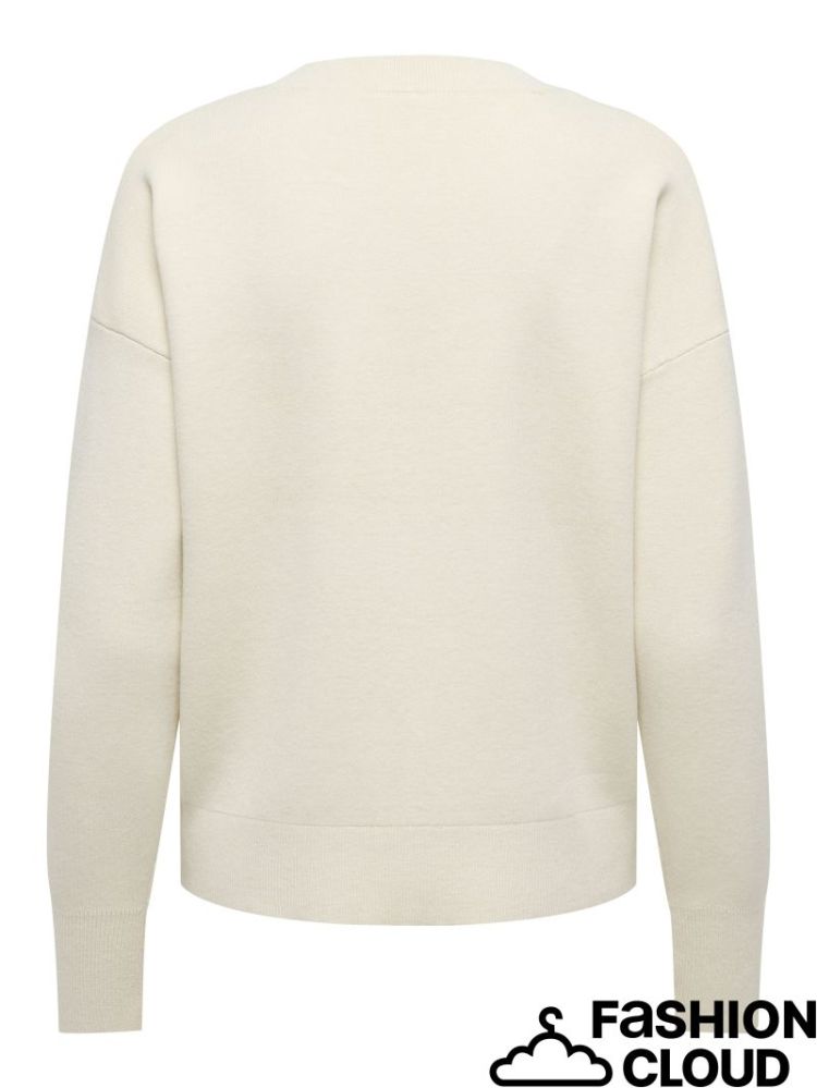 ONLKATTIE LS TEXT O-NECK CS KN 180083001 Birch