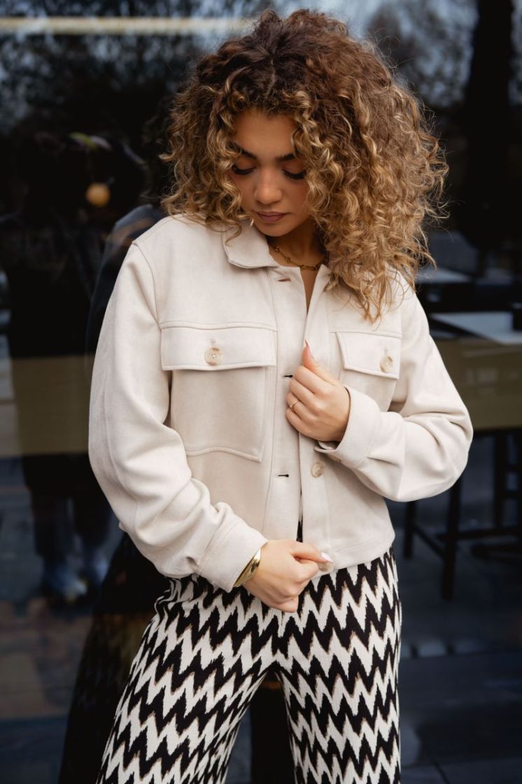 ONLBELICIA FAUX SUEDE JACKET O 189959 Pumice S