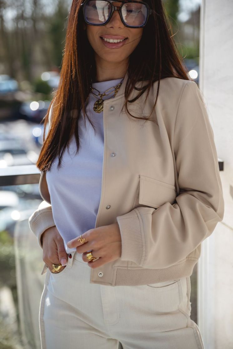 VMAMALA SHORT JACKET NOOS 271875 Silver L