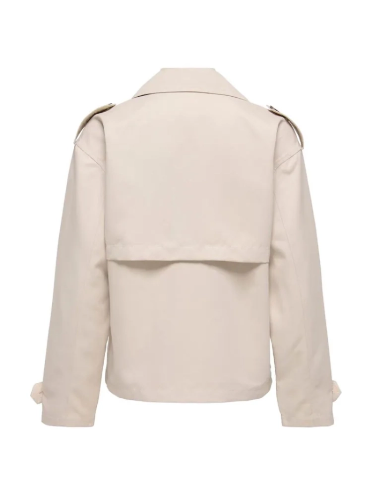 ONLHANNAH SHORT LIFE TRENCHCOA 183019 Humus