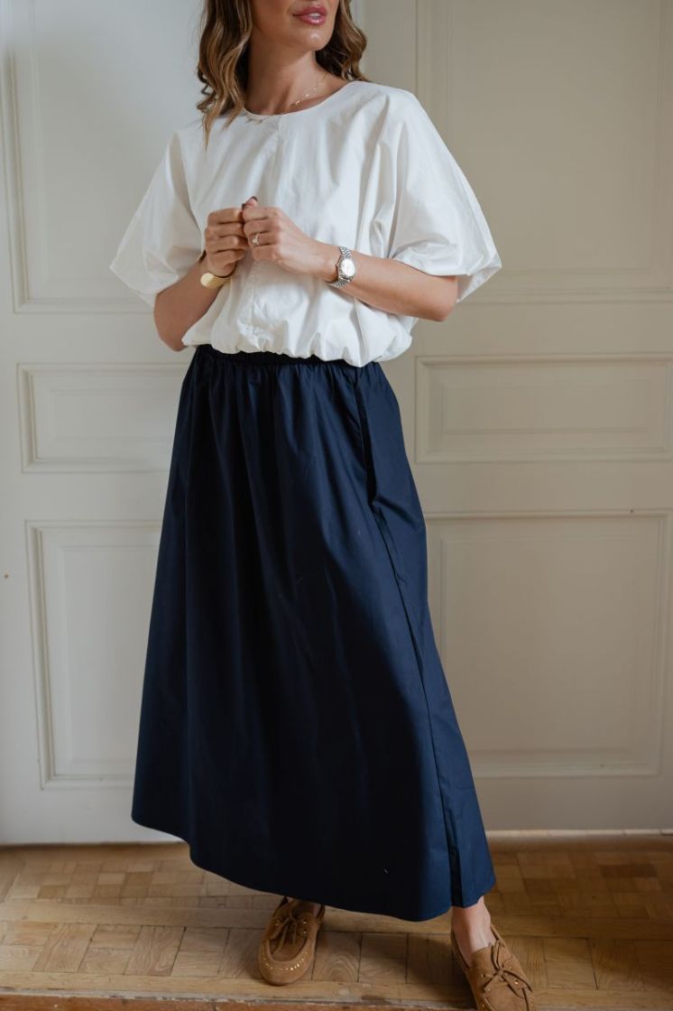 VISOPHIE HW ANKLE SKIRT - NOOS 227515 Navy Bla