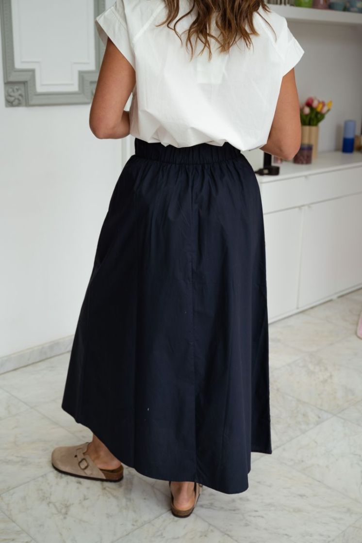 VISOPHIE HW ANKLE SKIRT - NOOS 227515 Navy Bla