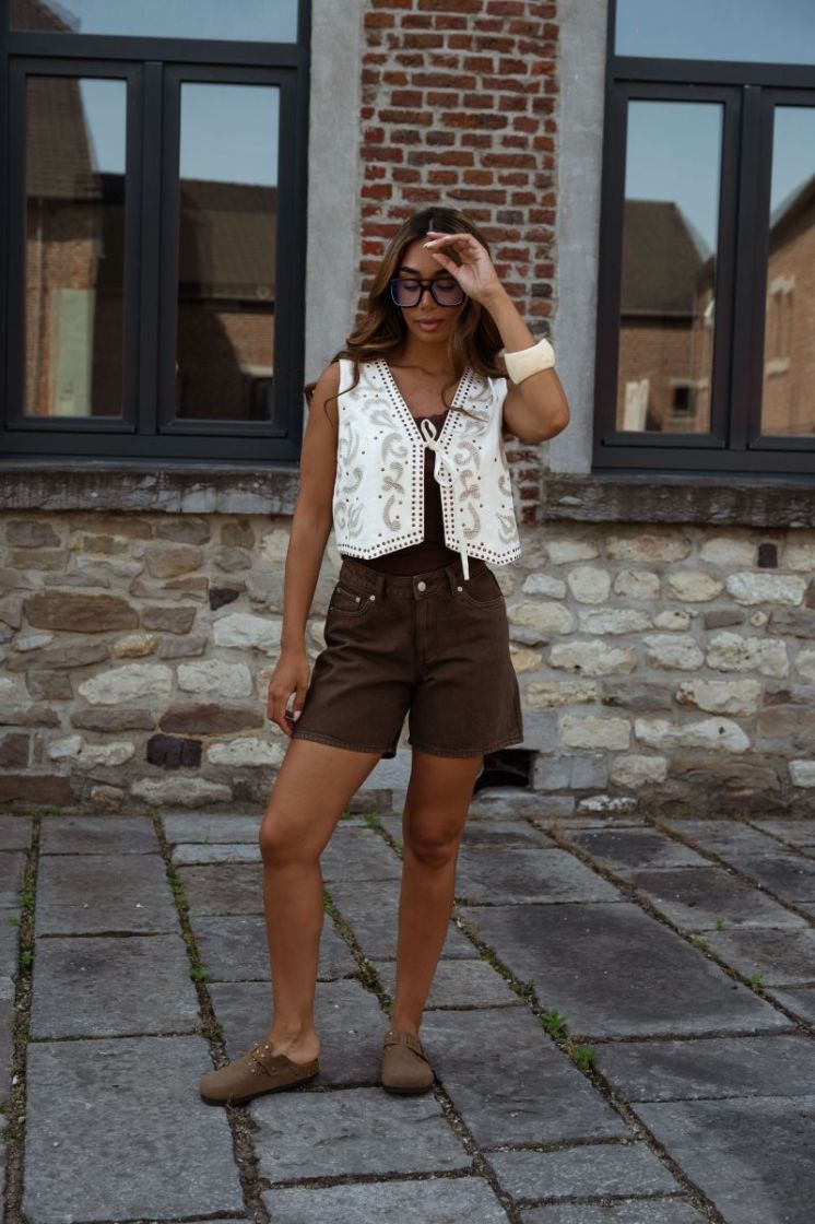 JXSEVILLE SHORTS MW R111 DNM 176162 Chocolat