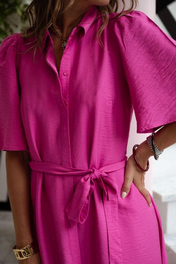YASKAYA SS DRESS S. 233576 Rose Vio