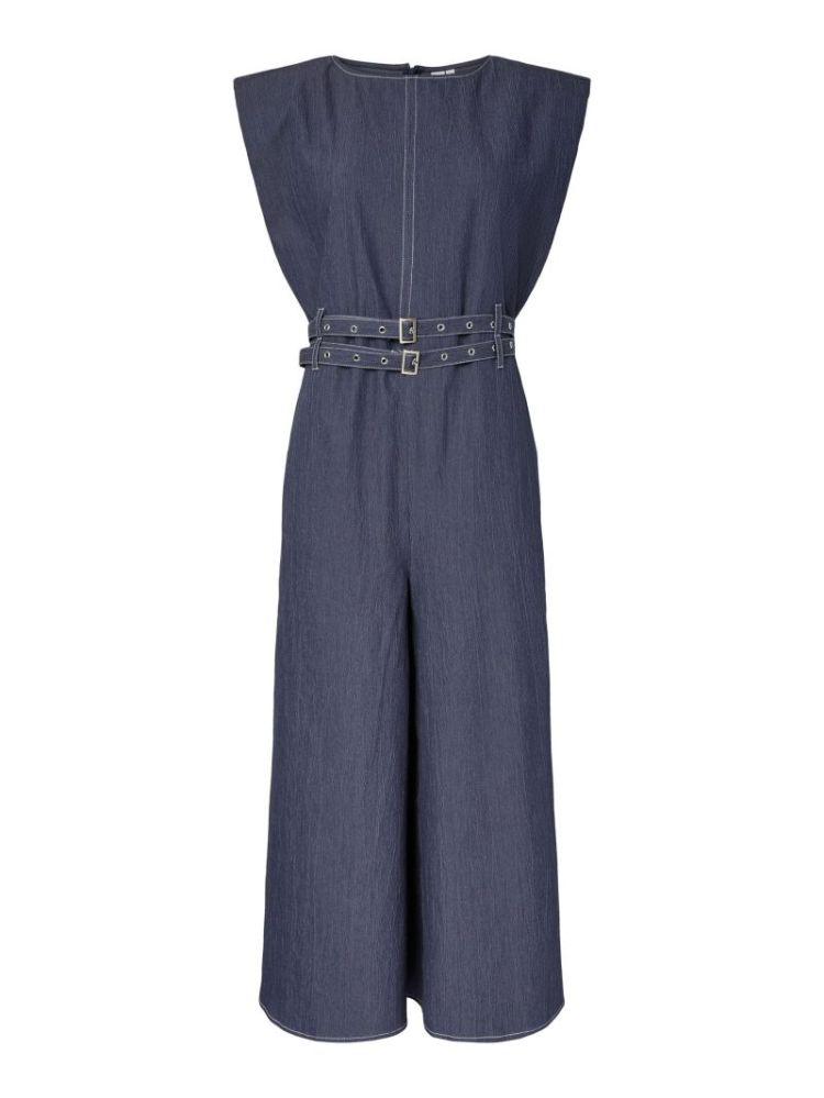 YASBEBBA SL ANKLE JUMPSUIT 304068 Sargasso