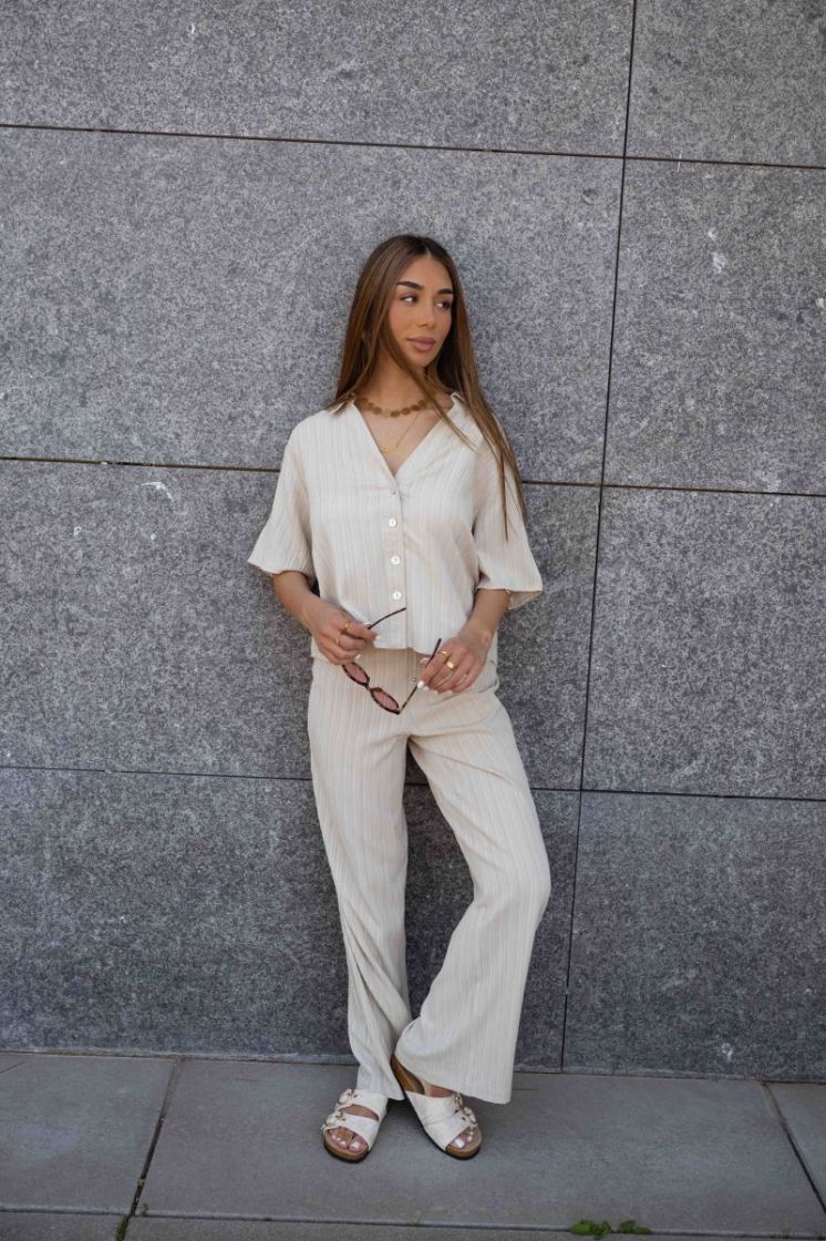 ONLMUNICH MW WIDE CRINKLE PANT 264895 Silver L