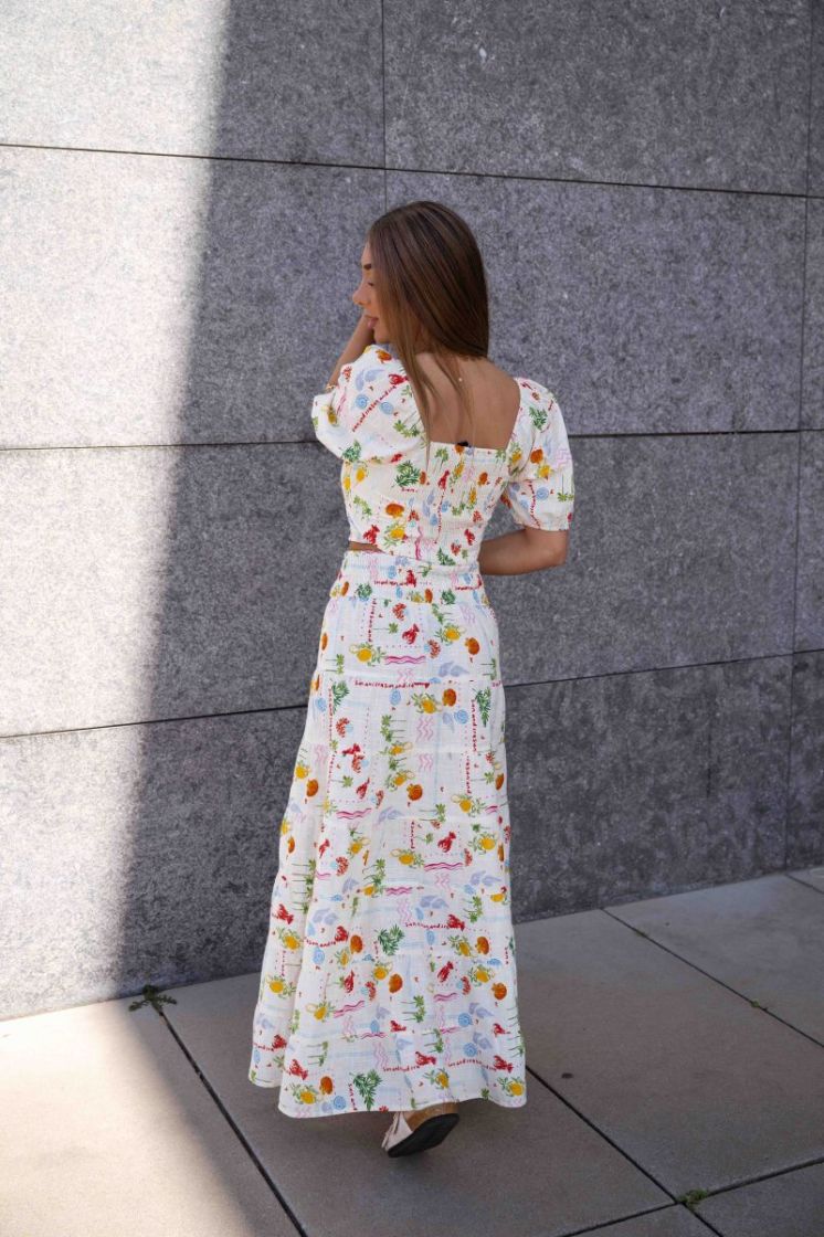 VMELENA HW ANKLE SKIRT WVN EXP 222913001 Birch