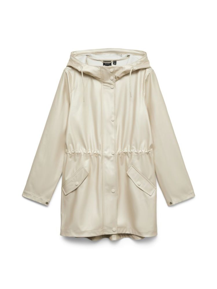 VMMALOUPEARL COATED JACKET 175626 Oatmeal