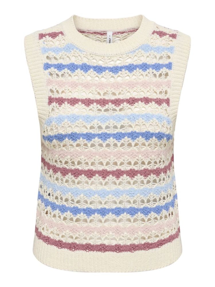ONLGEENA SL O-NECK PATTERN TOP 180083003 Birch