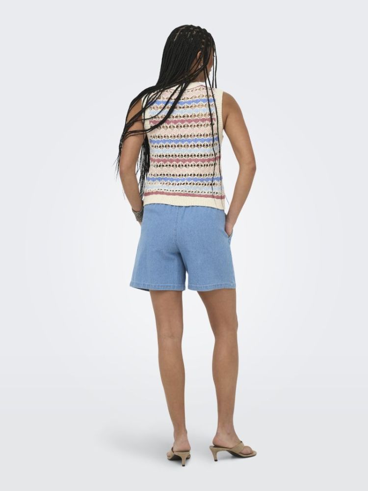 ONLGEENA SL O-NECK PATTERN TOP 180083003 Birch