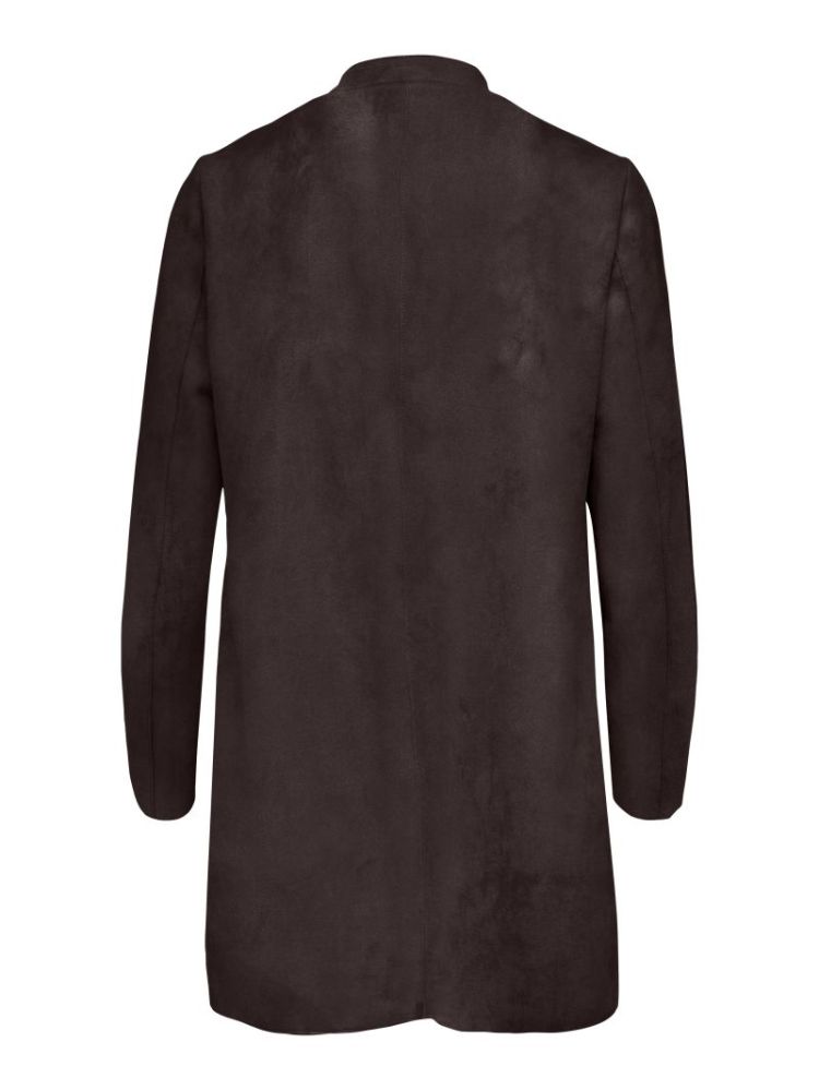 ONLSOHO FAUX SUEDE COATIGAN OT 244915 Chocolat