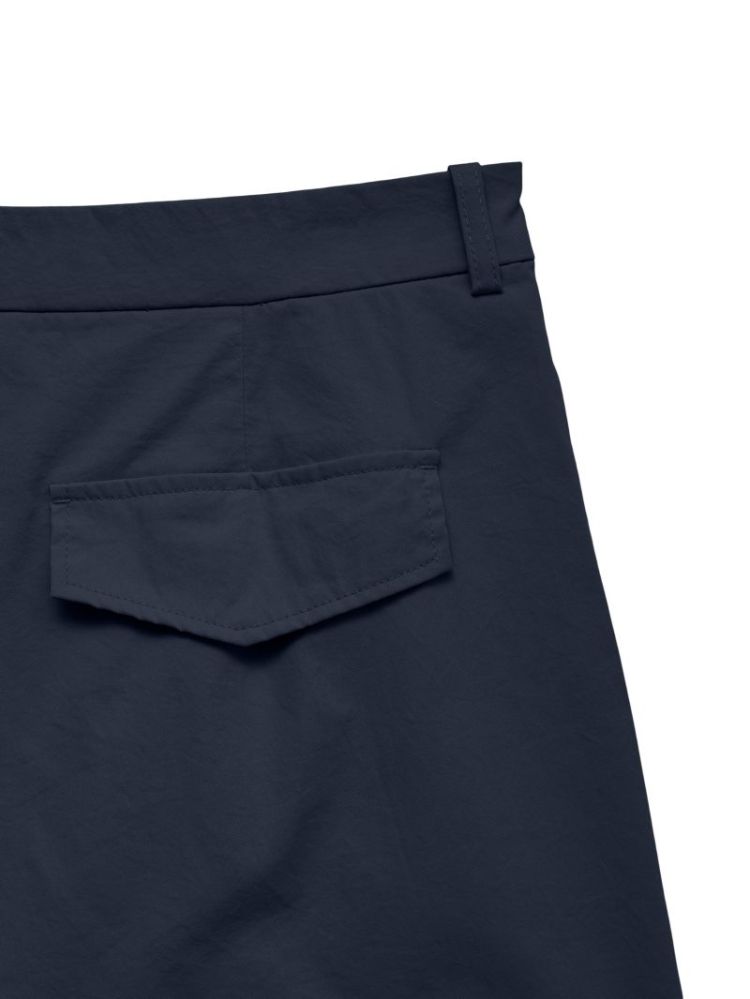 VMMENG MW CRINKLED WIDE PANT 188780 Navy Bla