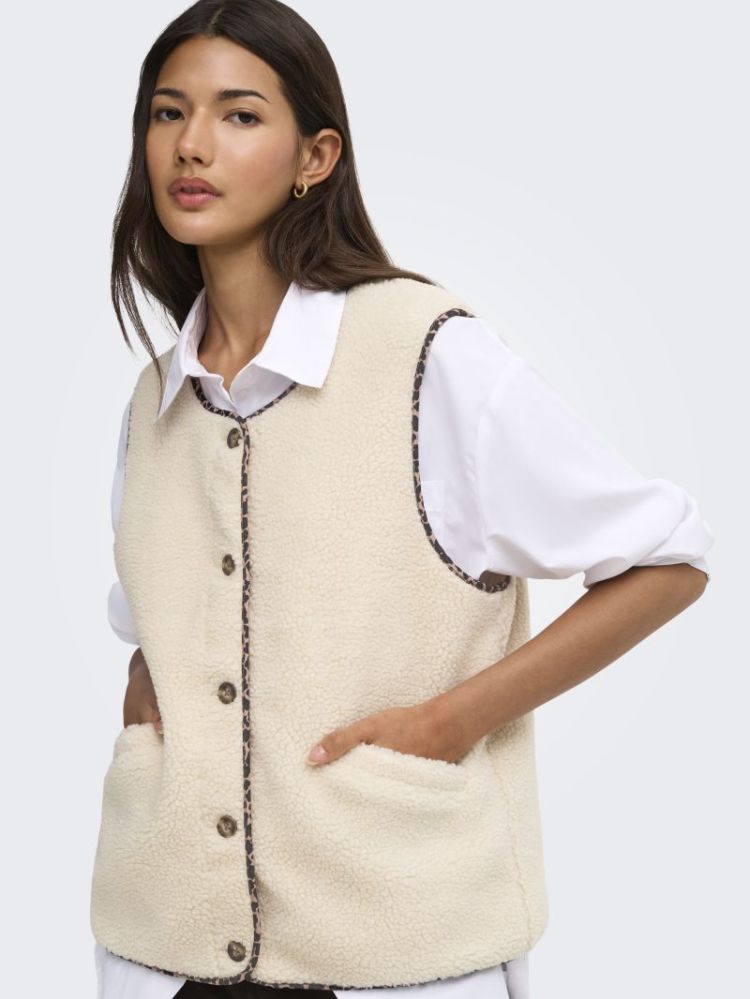 ONLBABY TEDDY VEST PNT 180083010 Birch