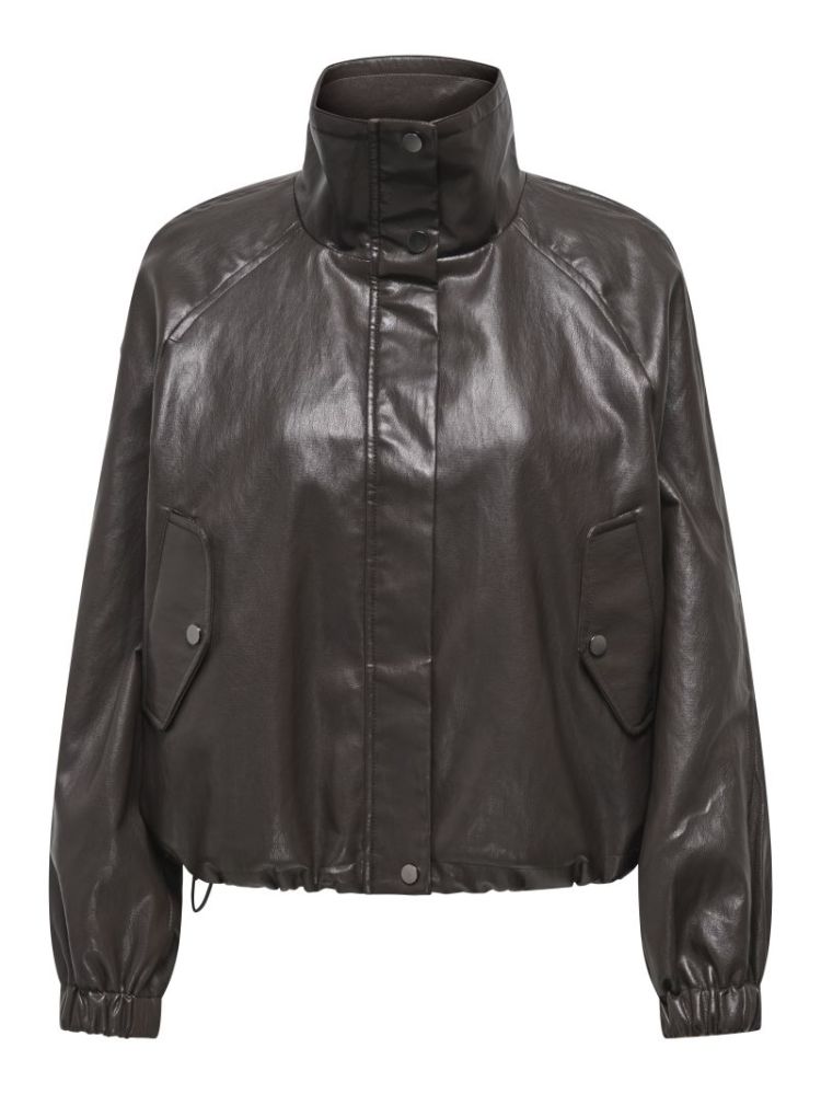 ONLMINI FAUX LEATHER JACKET CC 177947 Raven
