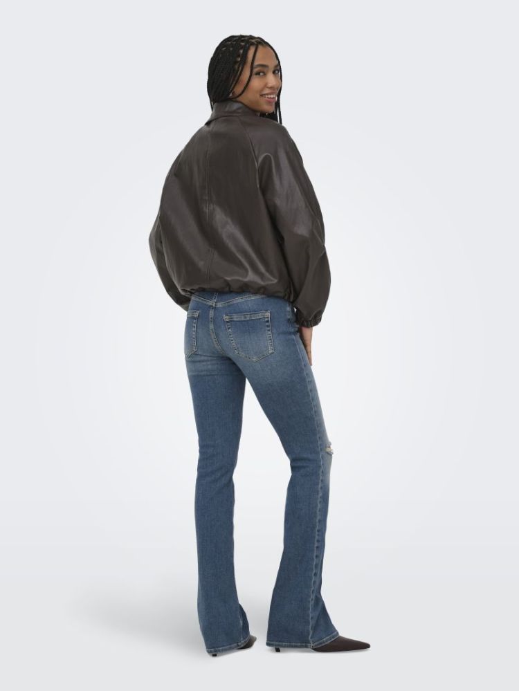 ONLMINI FAUX LEATHER JACKET CC 177947 Raven