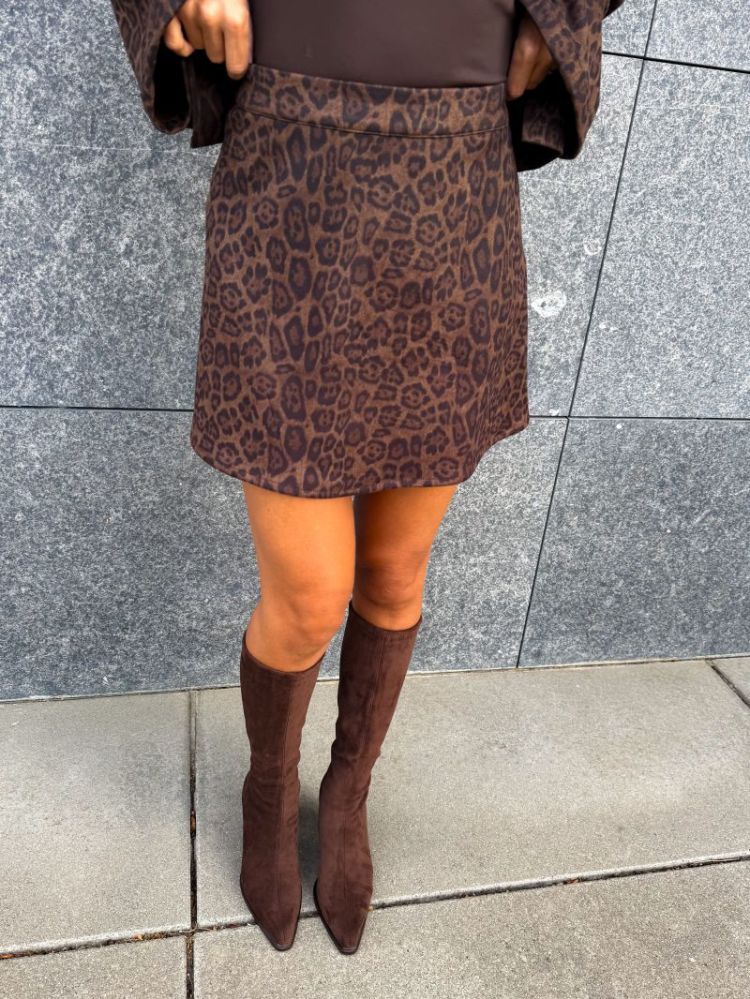 VIJICY RW SHORT SKIRT 196326001 Coffe