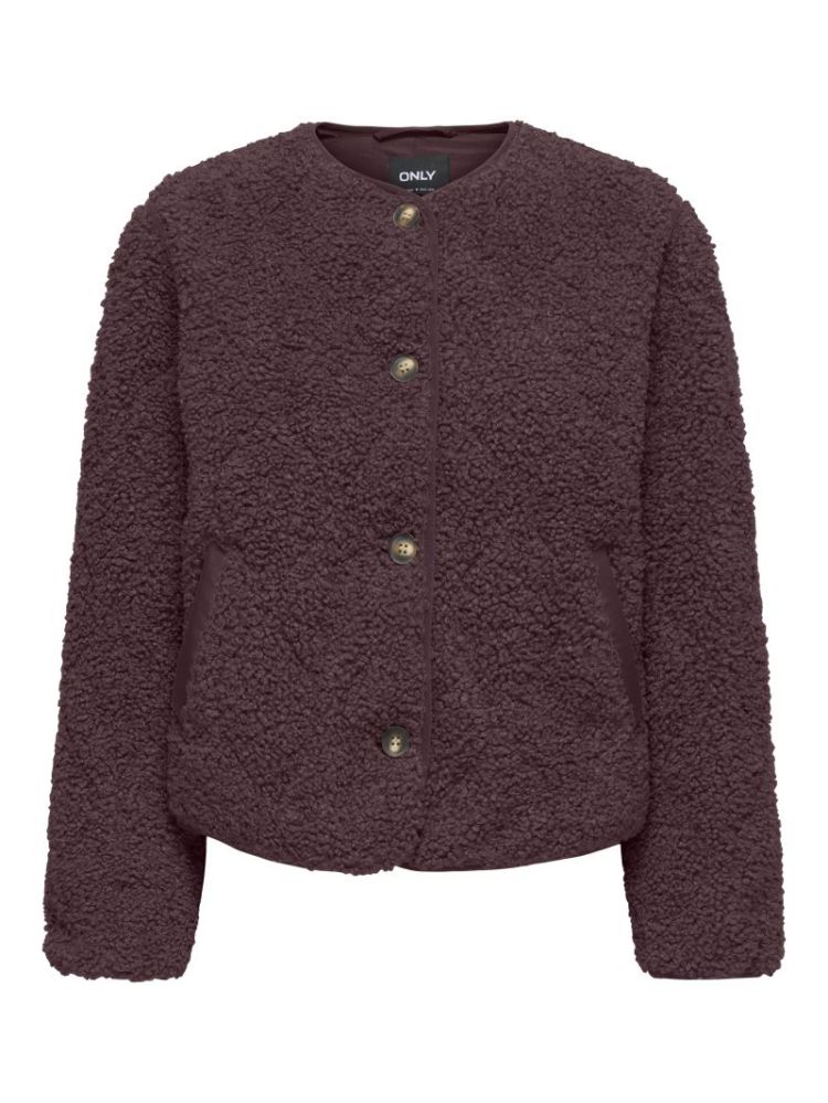 ONLINES TEDDY JACKET CC OTW 184723 Fudge
