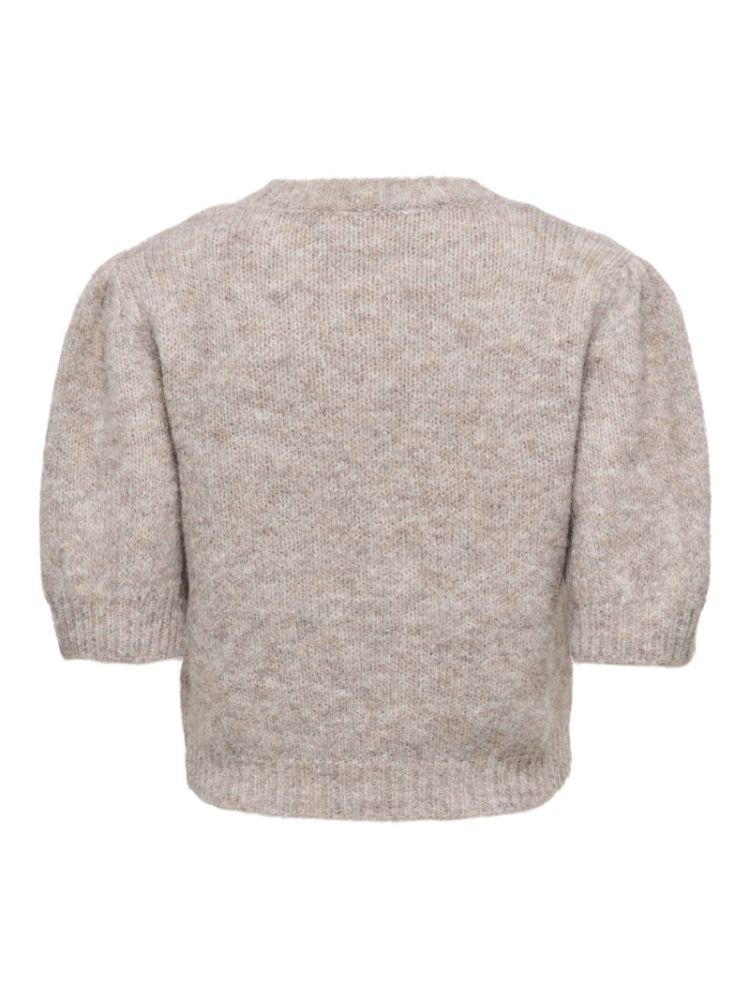 ONLNELLIE SS O-NECK KNT NCA 278275001 Mocha