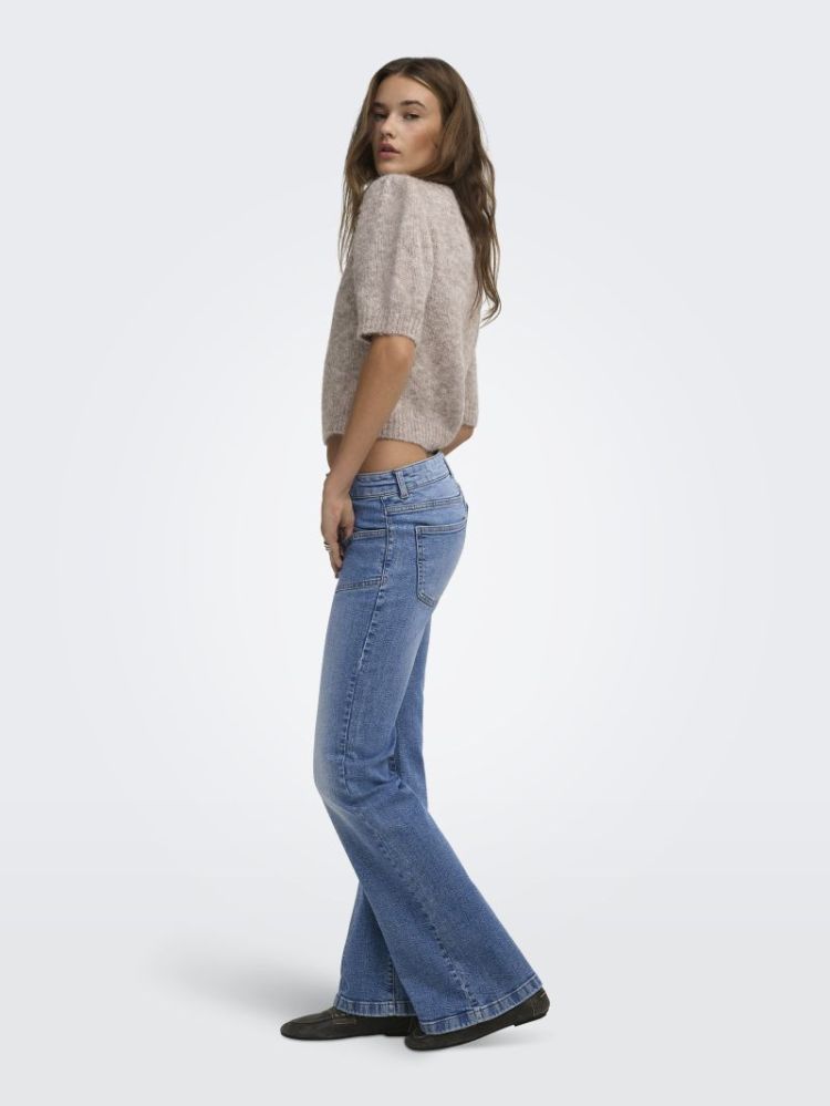 ONLNELLIE SS O-NECK KNT NCA 278275001 Mocha