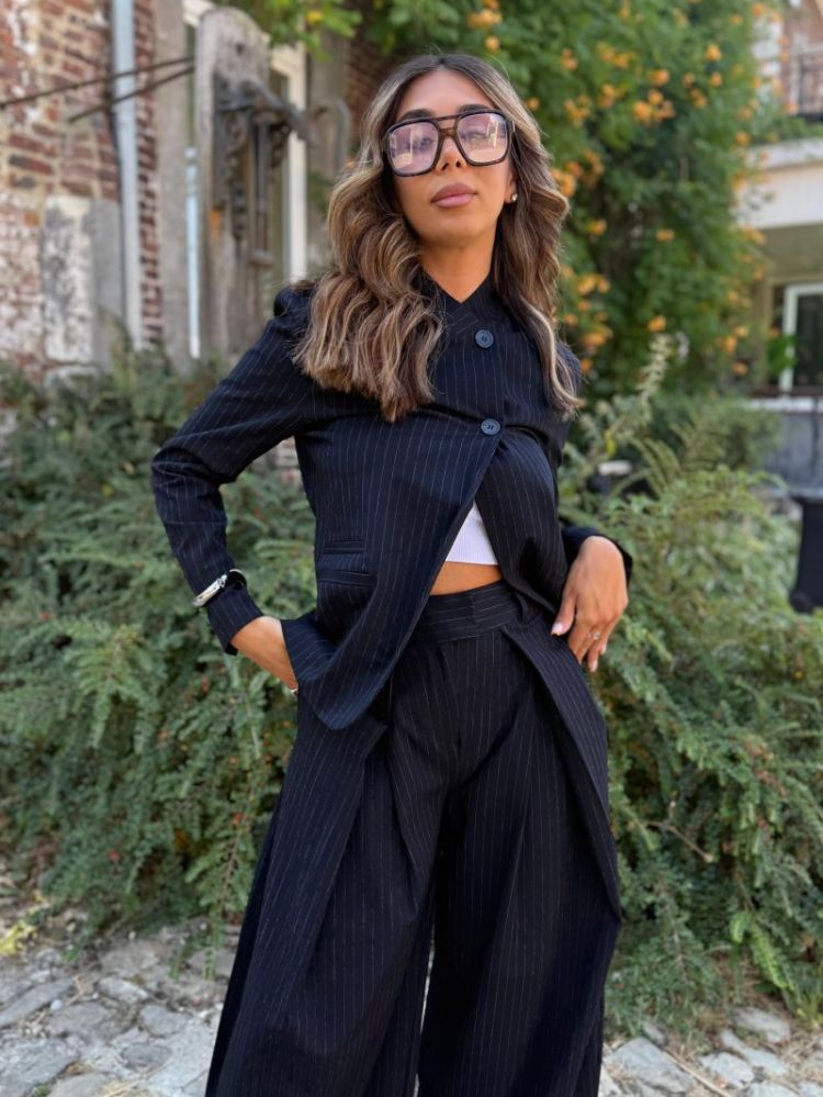 VMALINA LS HIGHNECK BLAZER WA 188780001 Navy