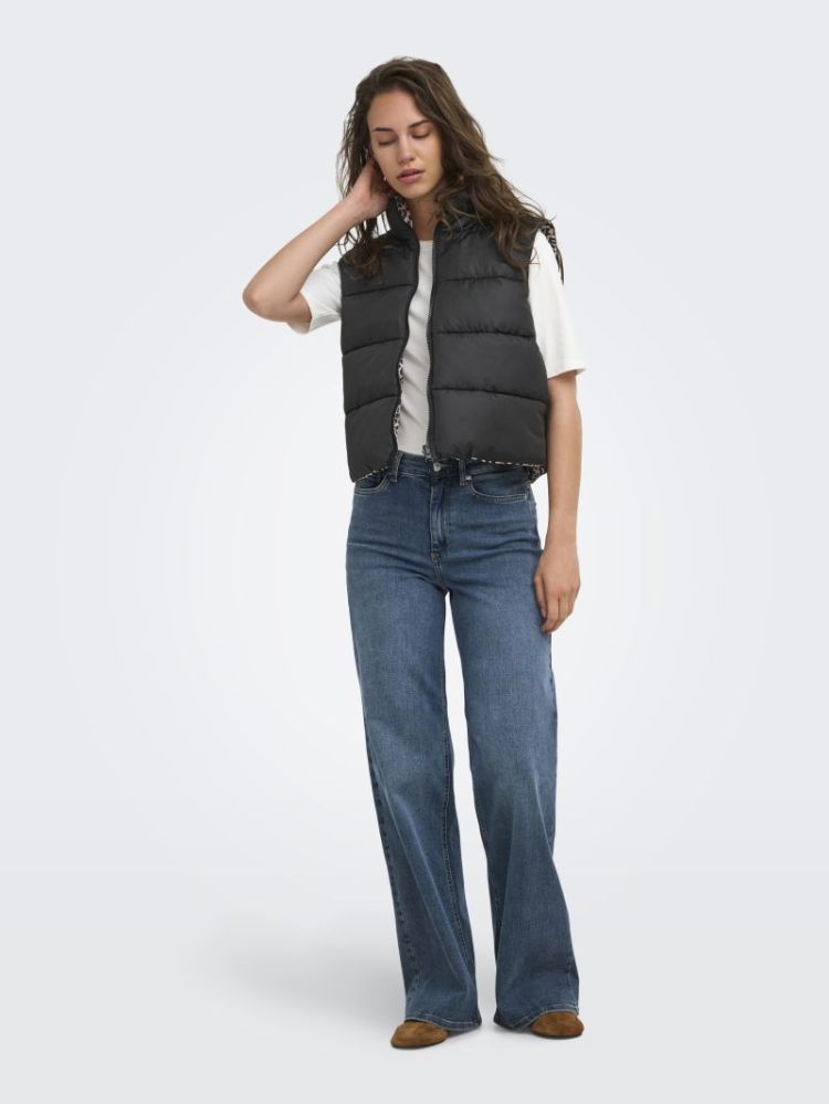 ONLNEWTAMMY REVERSIBLE VEST OT 177911001 Black