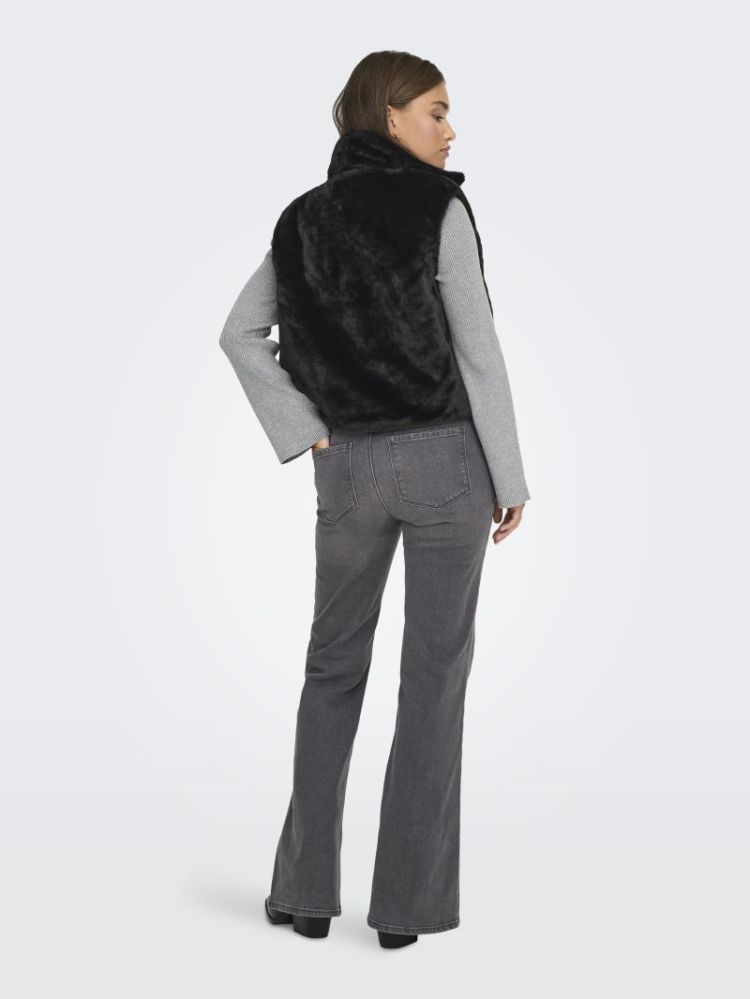 ONLDANA FAUX FUR REV.WAISTCOAT 177911 Black