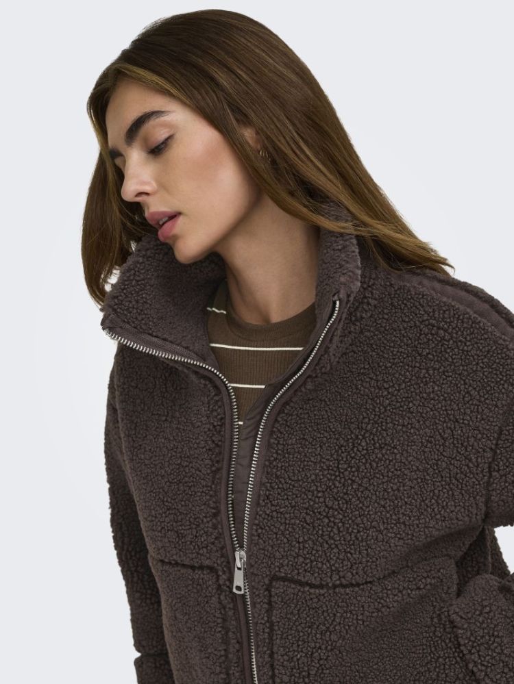 ONLASPEN TEDDY JACKET OTW 237375 Coffee B