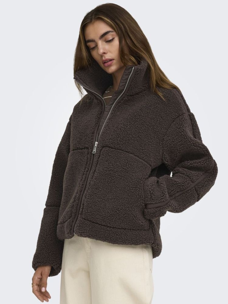 ONLASPEN TEDDY JACKET OTW 237375 Coffee B