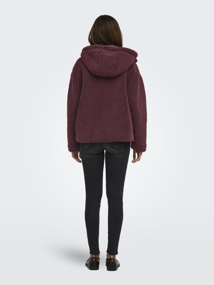 ONLASPEN HOOD TEDDY JACKET CC  215570 Decadent