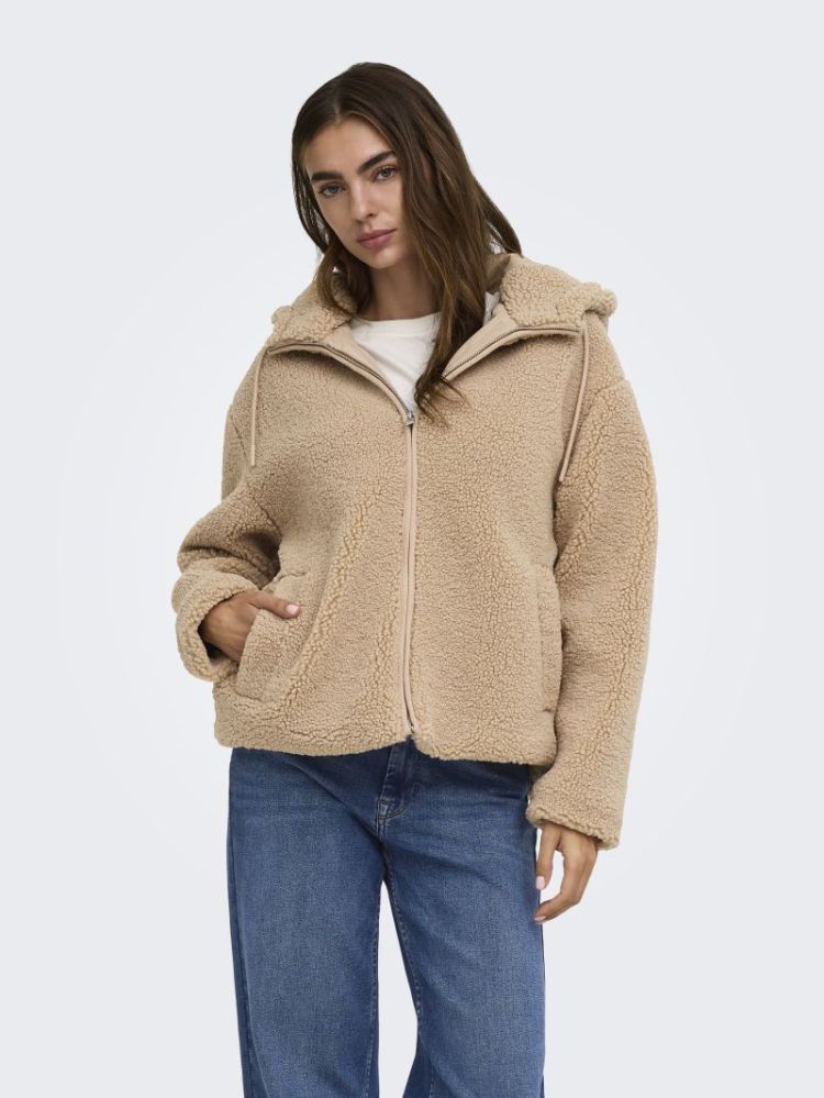 ONLASPEN HOOD TEDDY JACKET CC  238995 Cuban Sa